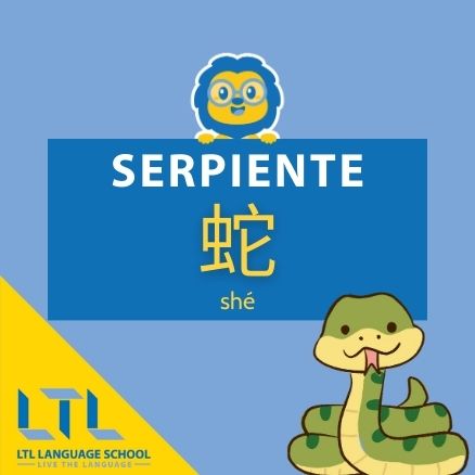 Gráfica de la serpiente en chino
