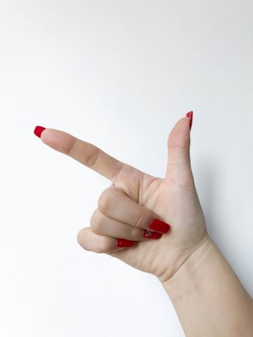Números de la suerte en chino - Contar con los dedos el 8